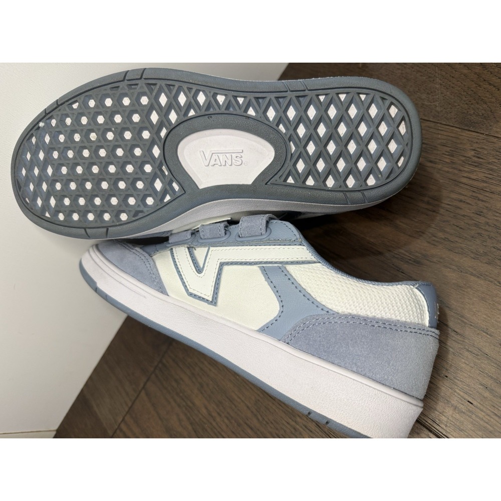 Vans Lowland ComfyCush V 'Dusty Blue' two-tone leather M 7 W 8.5 - Picture 5 of 5